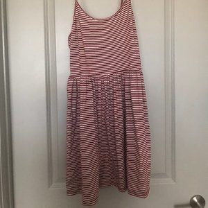 Forever 21 Red & White Striped Dress